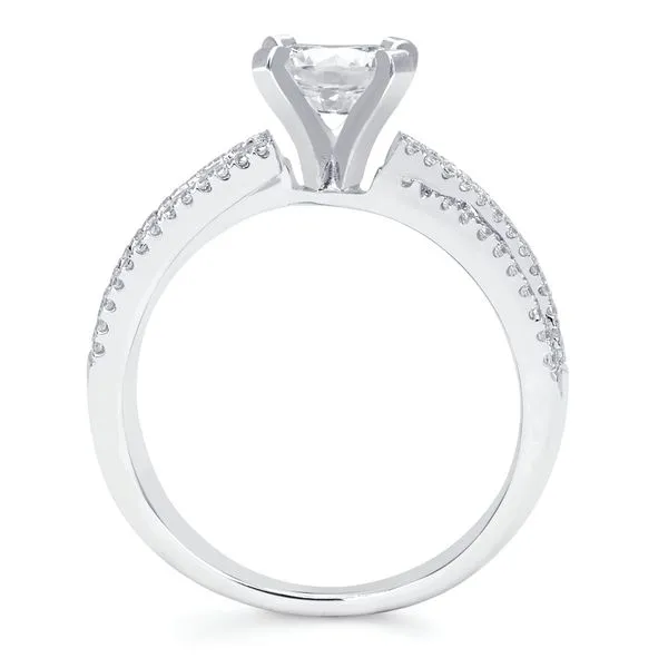14k White Gold Bridal Set Image 4 Whalen Jewelers Inverness, FL
