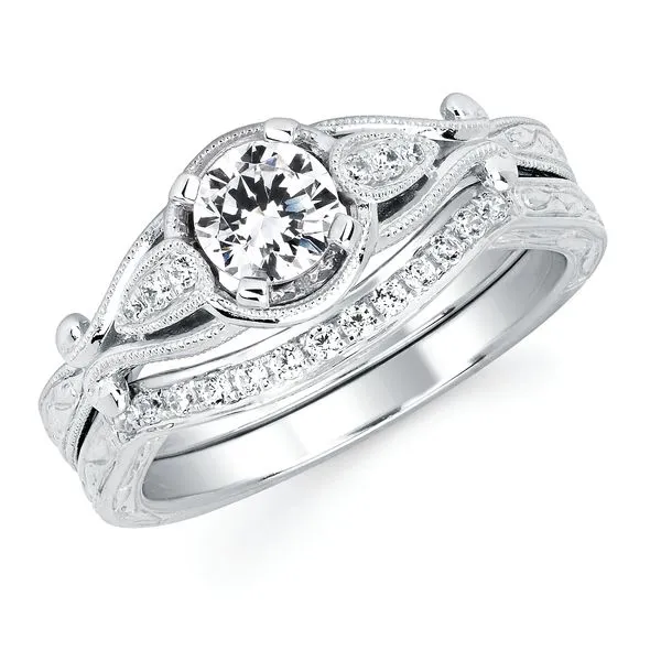 14k White Gold Bridal Set Pfaff Jewelers Grandville, MI