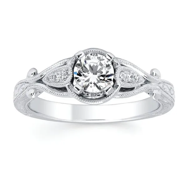 14k White Gold Bridal Set Image 2 Pfaff Jewelers Grandville, MI