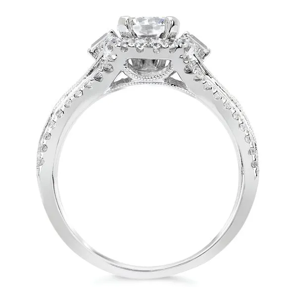 14k White Gold Bridal Set Image 4 Pfaff Jewelers Grandville, MI