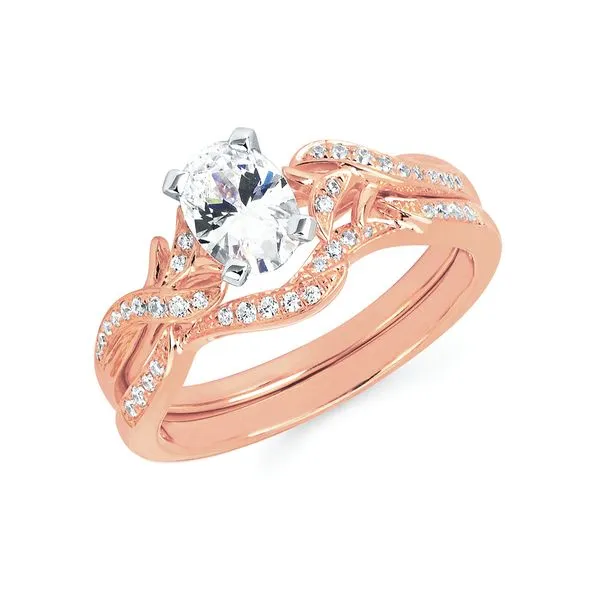 14k Rose Gold Bridal Set Pfaff Jewelers Grandville, MI