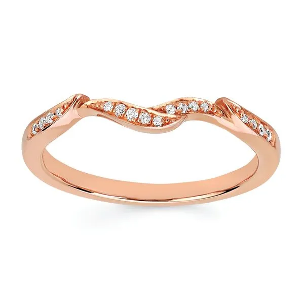 14k Rose Gold Bridal Set Image 3 Pfaff Jewelers Grandville, MI