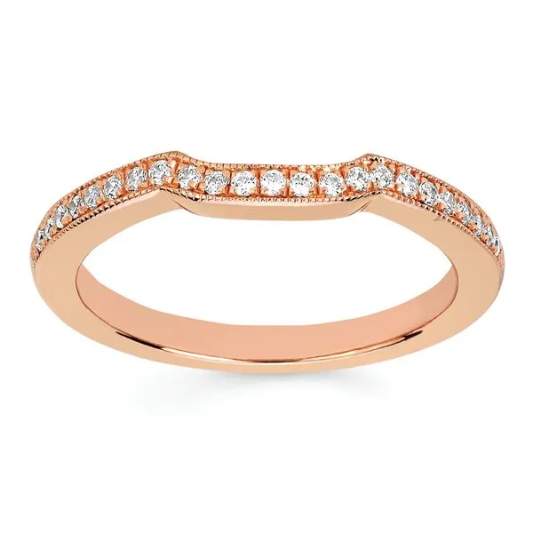 14k Rose & White Gold Bridal Set Image 3 Whalen Jewelers Inverness, FL