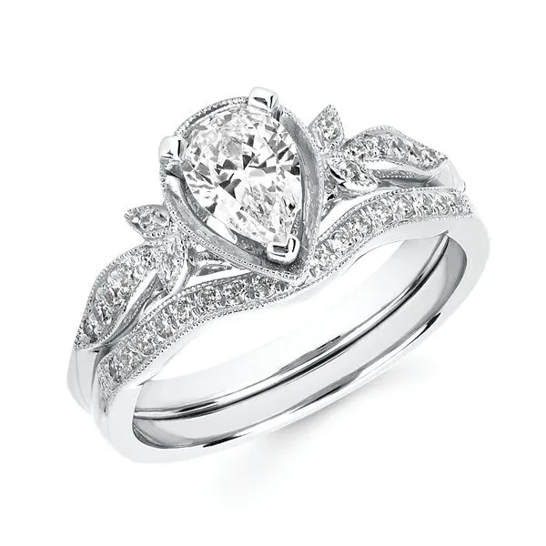 14k White Gold Bridal Set Pfaff Jewelers Grandville, MI