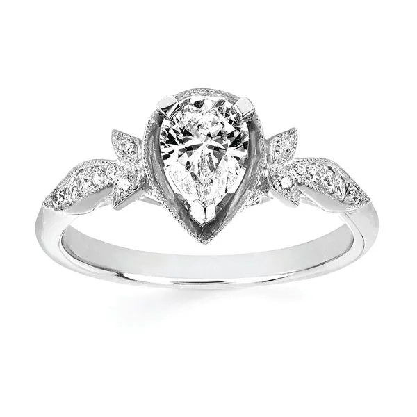 14k White Gold Bridal Set Image 2 Pfaff Jewelers Grandville, MI