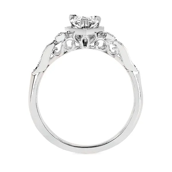 14k White Gold Bridal Set Image 4 Pfaff Jewelers Grandville, MI