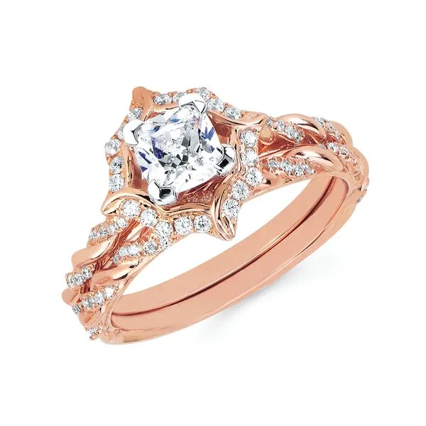 14k Rose Gold Bridal Set Pfaff Jewelers Grandville, MI