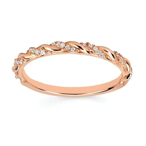 14k Rose Gold Bridal Set Image 3 Pfaff Jewelers Grandville, MI