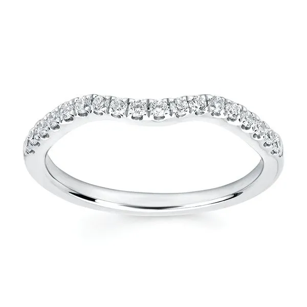 14k White & Rose Gold Bridal Set Image 3 Pfaff Jewelers Grandville, MI