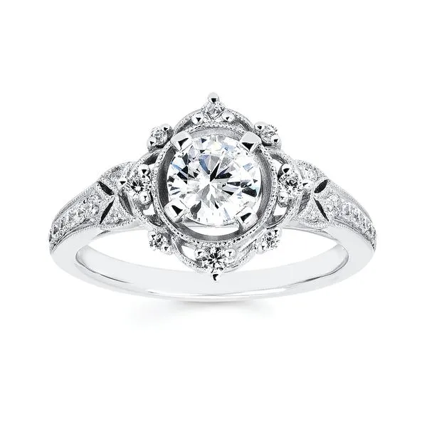 14k White Gold Bridal Set Image 2 Pfaff Jewelers Grandville, MI