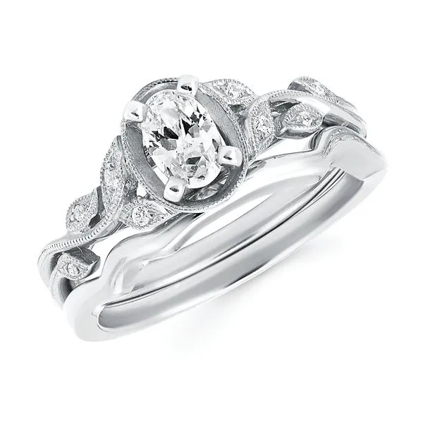 14k White Gold Bridal Set Pfaff Jewelers Grandville, MI