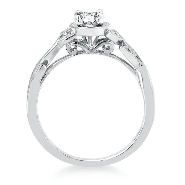 14k White Gold Bridal Set Image 4 Pfaff Jewelers Grandville, MI