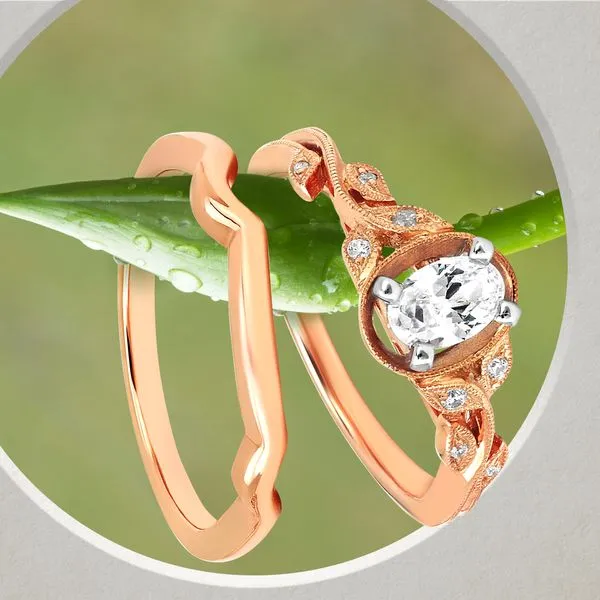 14k White Gold Bridal Set Image 5 Pfaff Jewelers Grandville, MI