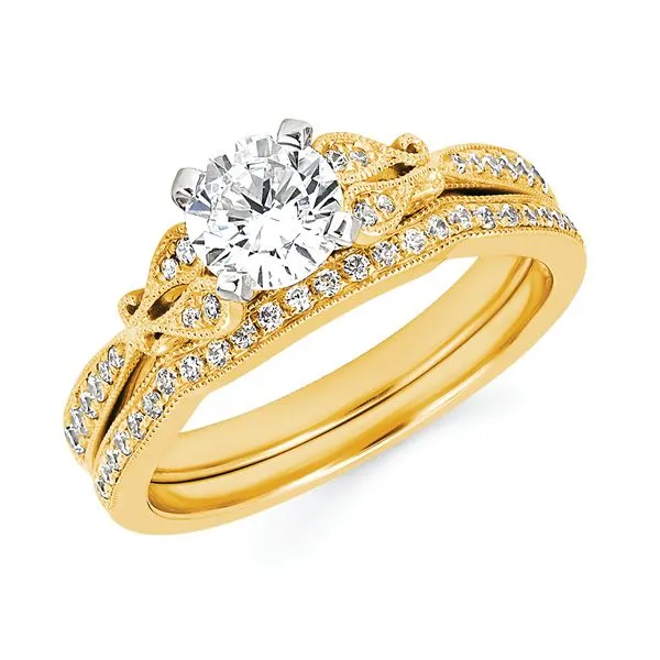 14k Yellow Gold Bridal Set Pfaff Jewelers Grandville, MI