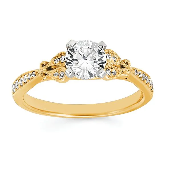 14k Yellow Gold Bridal Set Image 2 Pfaff Jewelers Grandville, MI