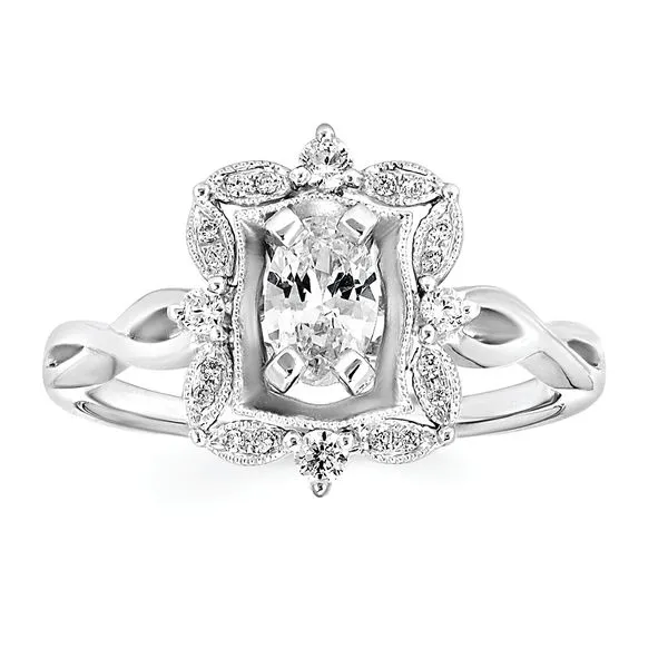 14k White Gold Bridal Set Image 2 Pfaff Jewelers Grandville, MI