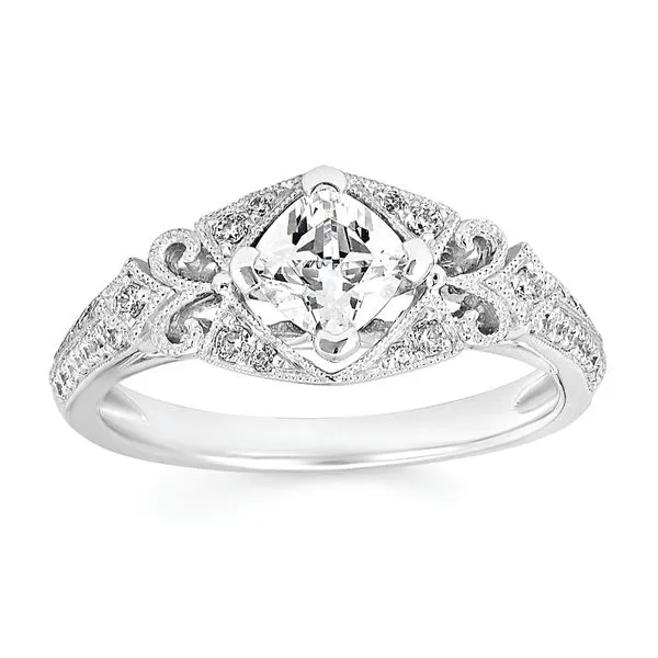 14k White Gold Bridal Set Image 2 Pfaff Jewelers Grandville, MI