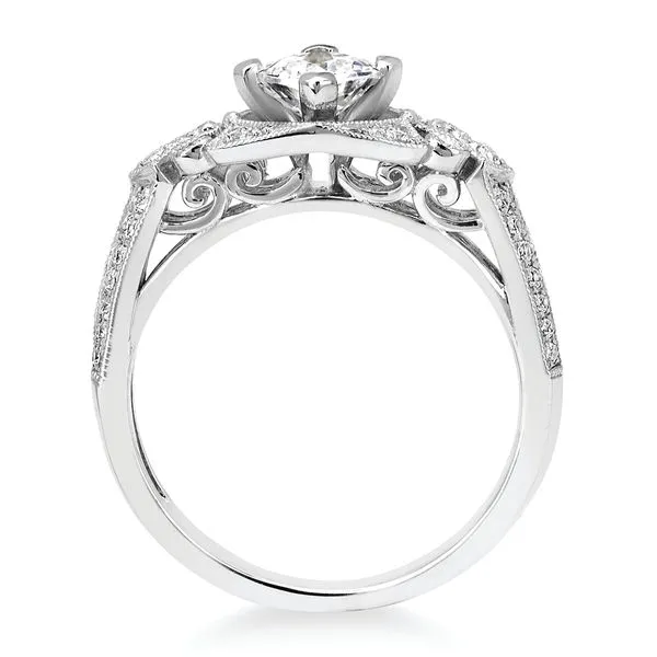 14k White Gold Bridal Set Image 4 Pfaff Jewelers Grandville, MI