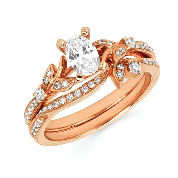 14k Rose Gold Bridal Set Pfaff Jewelers Grandville, MI