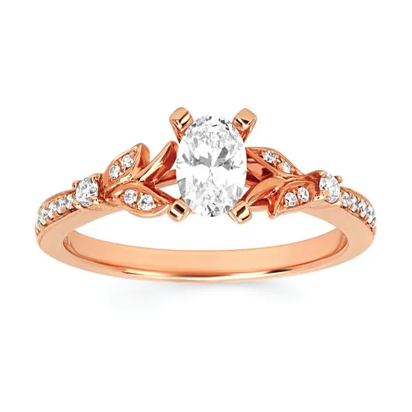 14k Rose Gold Bridal Set Image 2 Pfaff Jewelers Grandville, MI