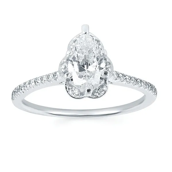 14k White Gold Bridal Set Image 2 Pfaff Jewelers Grandville, MI