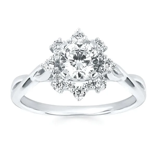 14k White Gold Bridal Set Image 2 Richard's Jewelry Berne, IN