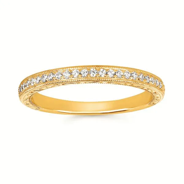 14k Yellow Gold Bridal Set Image 3 Pfaff Jewelers Grandville, MI