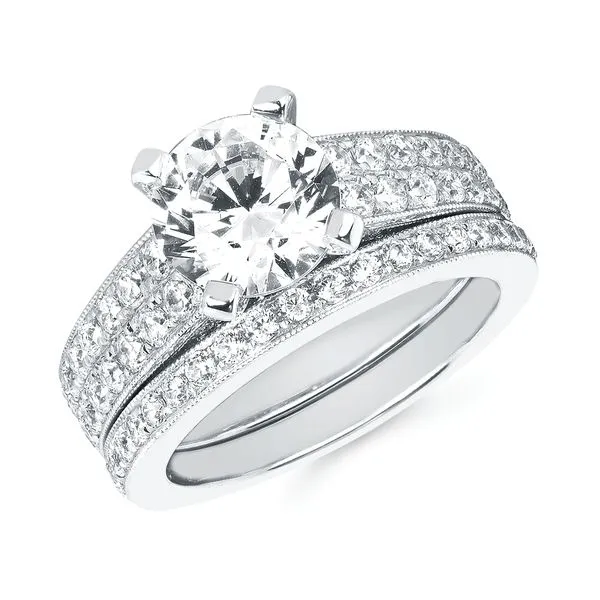 14k White Gold Bridal Set Pfaff Jewelers Grandville, MI