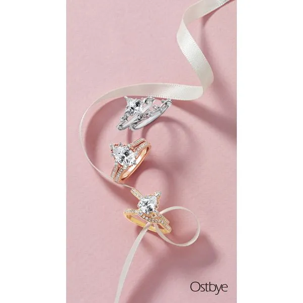 14k White Gold Bridal Set Image 5 Pfaff Jewelers Grandville, MI