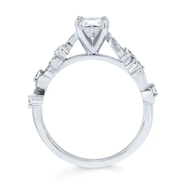 14k White Gold Bridal Set Image 4 Pfaff Jewelers Grandville, MI