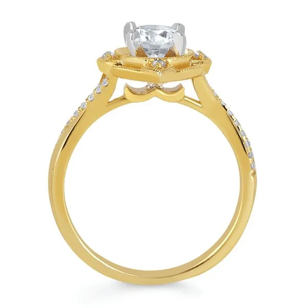 14k Yellow Gold Bridal Set Image 4 Whalen Jewelers Inverness, FL