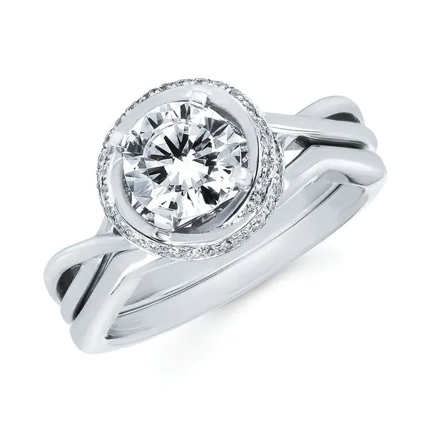 14k White Gold Bridal Set Pfaff Jewelers Grandville, MI