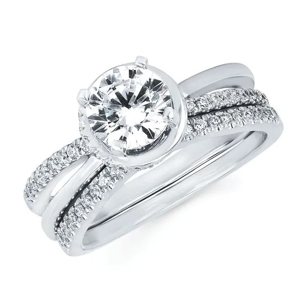 14k White Gold Bridal Set Richard's Jewelry Berne, IN