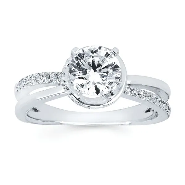 14k White Gold Bridal Set Image 2 Richard's Jewelry Berne, IN