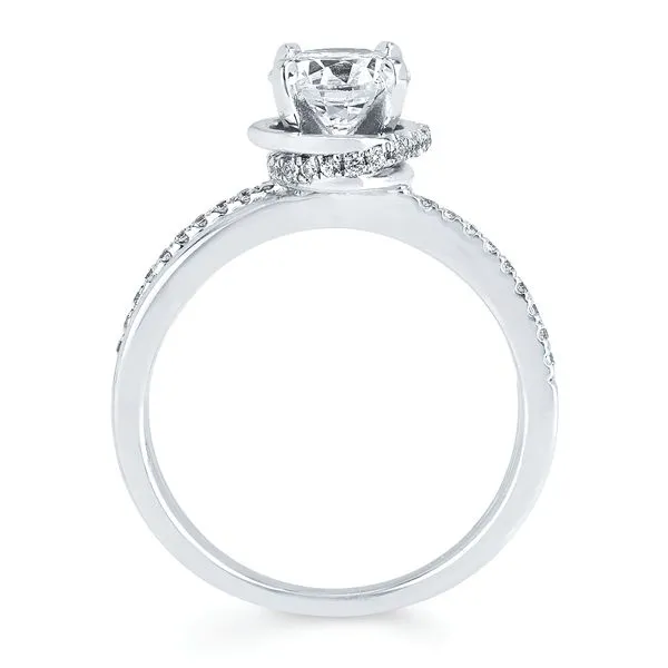 14k White Gold Bridal Set Image 4 Richard's Jewelry Berne, IN