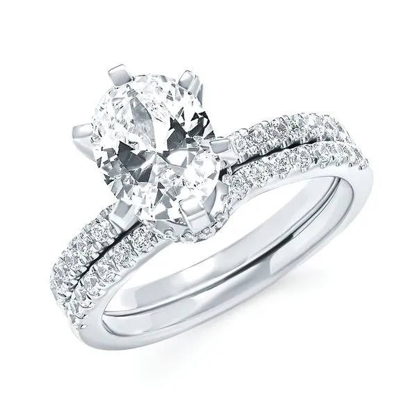 14k White Gold Bridal Set Pfaff Jewelers Grandville, MI