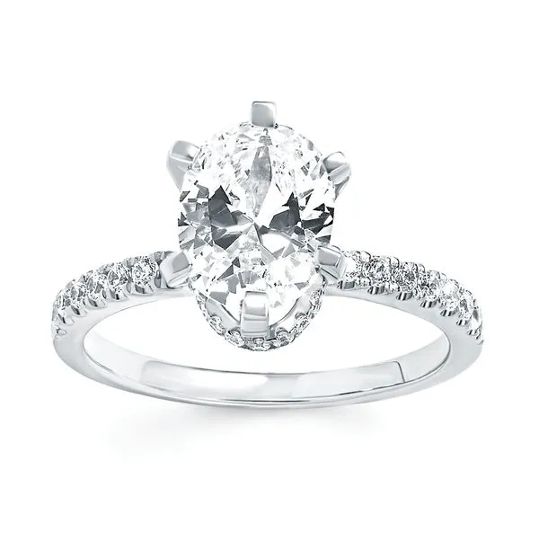 14k White Gold Bridal Set Image 2 Pfaff Jewelers Grandville, MI