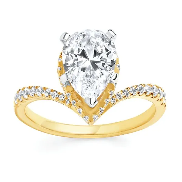 14k Yellow Gold Bridal Set Image 2 Pfaff Jewelers Grandville, MI