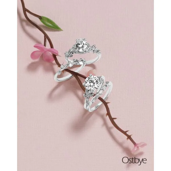 14k White Gold Bridal Set Image 5 Atlanta West Jewelry Douglasville, GA