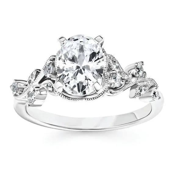 14k White Gold Bridal Set Image 2 J. Meredith Jewelers Delafield, WI