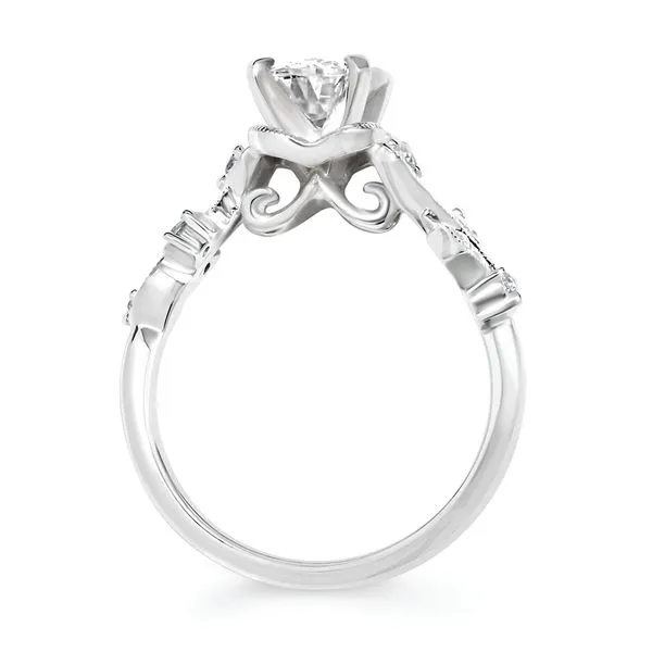 14k White Gold Bridal Set Image 4 J. Meredith Jewelers Delafield, WI