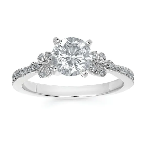 14k White Gold Bridal Set Image 2 J. Meredith Jewelers Delafield, WI
