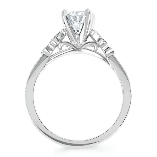 14k White Gold Bridal Set Image 4 J. Meredith Jewelers Delafield, WI