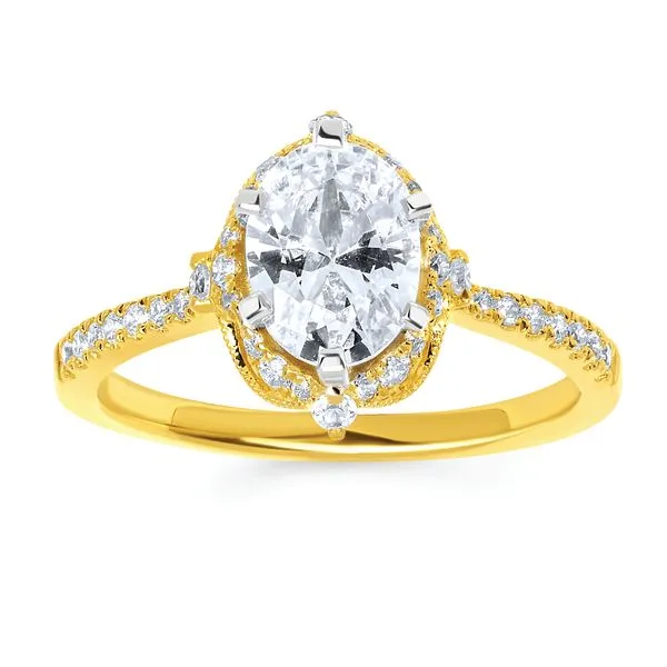 14k Yellow Gold Bridal Set Image 2 Atlanta West Jewelry Douglasville, GA