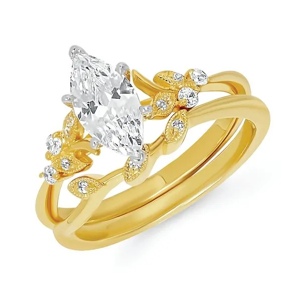 14k Yellow Gold Bridal Set Scirto's Jewelry Lockport, NY