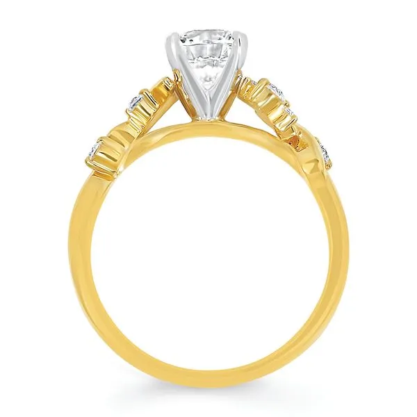 14k Yellow Gold Bridal Set Image 4 Atlanta West Jewelry Douglasville, GA