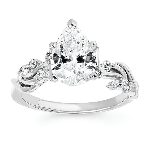 14k White Gold Bridal Set Image 2 Avitabile Fine Jewelers Hanover, MA