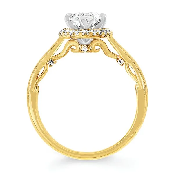 14k Yellow Gold Bridal Set Image 4 Trenton Jewelers Ltd. Trenton, MI