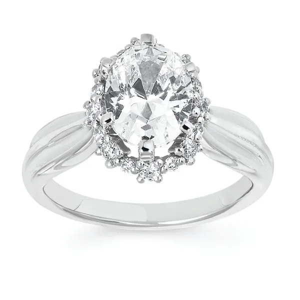 14k White Gold Bridal Set Image 2 Daniel Jewelers Brewster, NY