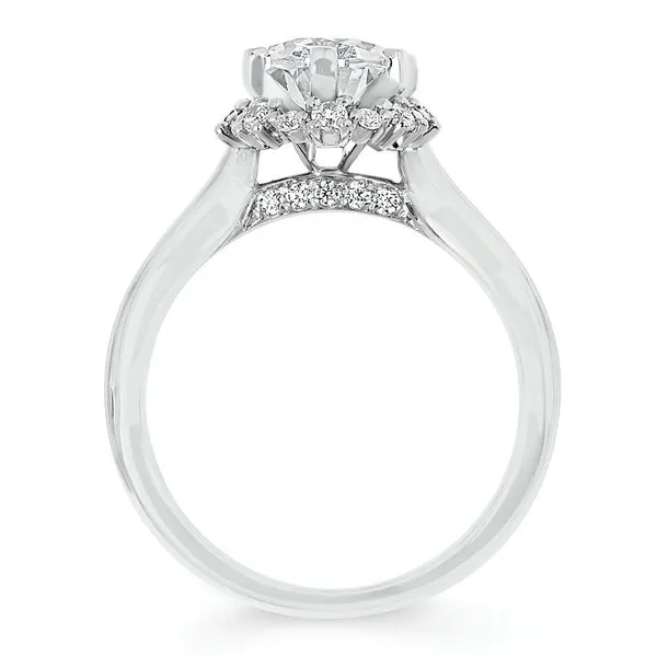 14k White Gold Bridal Set Image 4 Long Jewelers Chesapeake, VA